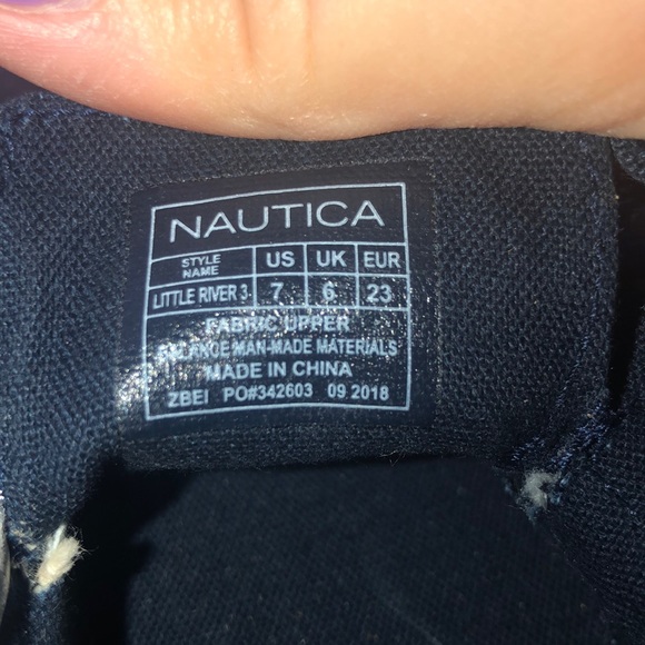 NWOT Nautica Kids Boat shoes - Picture 5 of 5